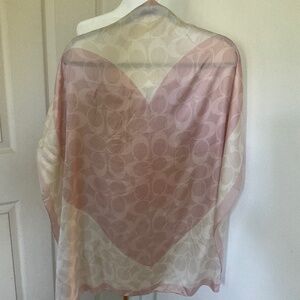 COACH silk scarf